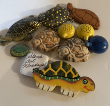Magnets Eleven Turtle Magnets of Different Shapes, Colors and Sizes - £7.50 GBP