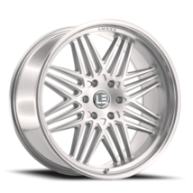 LUX LE4 22X10.5 5X115 +20 73.1 Silver Machine Face - $429.00