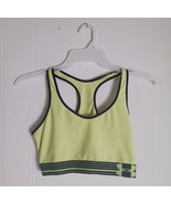 Under Armour Women&#39;s Neon Green And Black Sports Bra Size Medium - $168.38 MXN