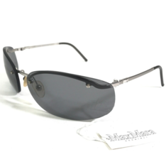 Max Mara Sunglasses MM 157/S SC9LK Silver Round Wrap Frames with Gray Lenses - £33.46 GBP