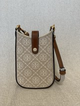 NEW Tory Burch Ivory T Monogram Jacquard Phone Crossbody Bag $228 - $4,250.05 MXN