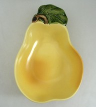 MCM Metlox PoppyTrail Pottery Pear Shape Large Fruit Serving Bowl California Vtg - £29.25 GBP