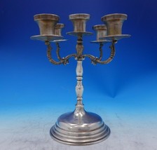 Hnos Sanchez Mexican Sterling Silver Candelabra 5-Light 10 1/4" Tall (#3892) - £957.01 GBP