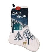 December Home Winter Christmas/Holiday Pattern Let It Snow Stocking:16” ... - €20,28 EUR