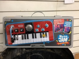 Little Tikes Kids&#39; My Real Jam Keyboard with Microphone and Keyboard Case - Red - £15.39 GBP