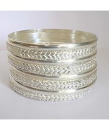 Set Of 8 Bangles ,Sterling Silver Bangles , 8 Day Bangles , Handmade Ban... - €52,11 EUR