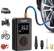 Tire Inflator Portable Air Compressor - 150PSI Cordless Mini Bike Tire P... - £31.32 GBP