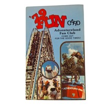 Postcard Adventureland Park 1979 Fun Club Amusement Park Altoona Iowa Ch... - $8.72