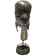 Kuba Helmet (Bwoon) - Africa Congo Royal Tribal Helmet - £4,483.78 GBP