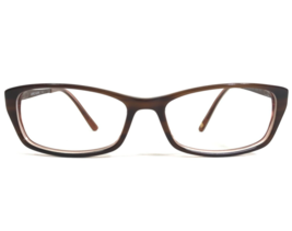 Anne Klein Eyeglasses Frames AK5027 208 MOCHA HORN Brown Rectangular 52-15-135 - £43.98 GBP