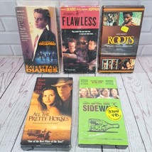 Lot Of 5 Drama Movies VHS Tapes, Basketball Diaries, Roots, Flawless, Si... - $8.98