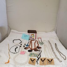 Lot of Assorted Various Silver, Pearl, Beads Necklaces  LOT-10 - £115.39 GBP