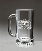 O&#39;Dougherty Irish Coat of Arms Beer Mug with Lions - $31.36