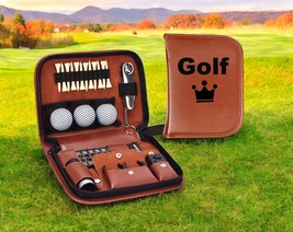 Personalized Leather Golf Tool Kit Set for Men and Women - Gift for Golf... - $37.12+