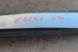 2004 INFINITI G35 COUPE RH PASSENGER SIDE A-PILLAR WITH SEAL TRIM ASSY K6251 image 2