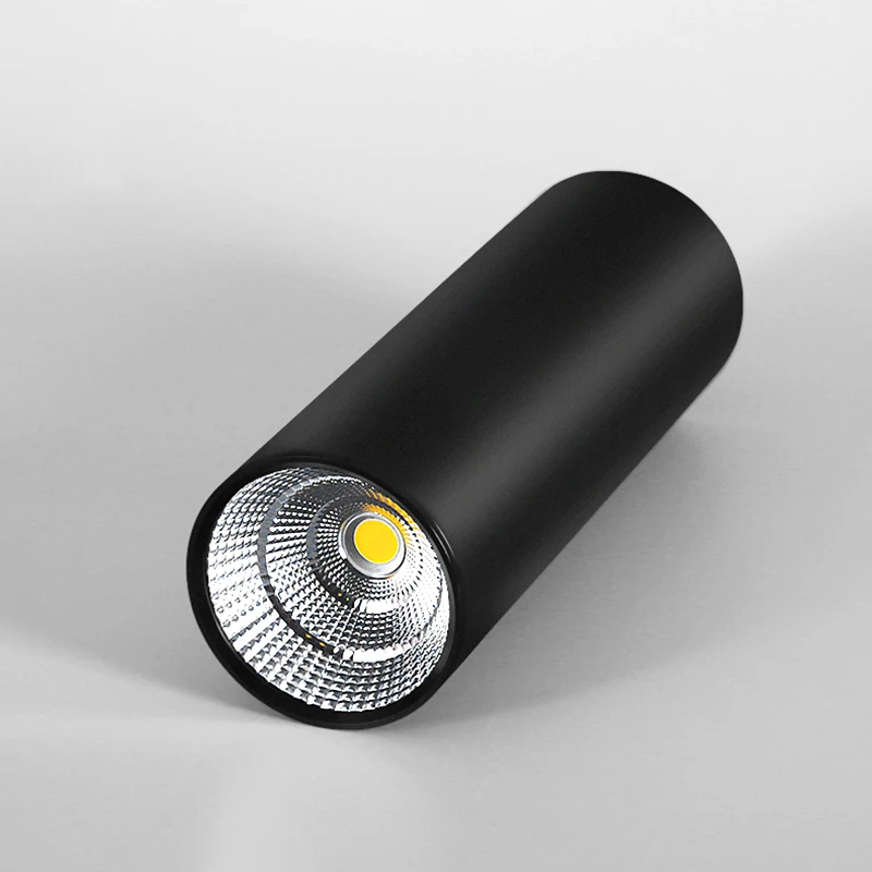 Ounted cylinder dimmable cob led downlights 10w led long tube spot lights ac85 265v led thumb200