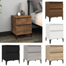 Modern Wooden Bedside Table Cabinet Nightstand Side End Sofa Storage Table Unit - £39.51 GBP+