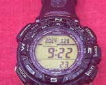 Casio PAG-240 Pathfinder Watch 3246 Green Face Tough Solar Multi-Functio... - $138.55