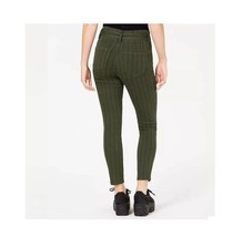 Indigo Rein Juniors 3 Green Striped High Rise Skinny Twill Jeans Pants NWT AW73 - £9.24 GBP
