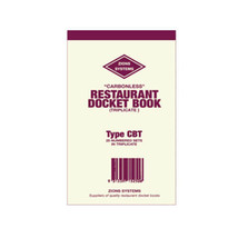 Zions Carbonless Triplicate Restaurant Docket Book - 17 line - £24.33 GBP