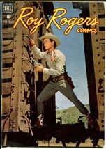 Roy Rogers #14 1949-Dell-photo covers-Dale Evans-VG - $72.75