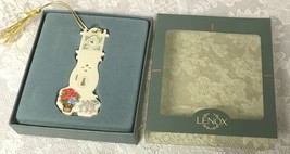 LENOX  ORNAMENT  HOME SERIES: Grandfather Clock Ornament Christmas Mouse... - $12.86