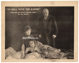 To Hell With The Kaiser! (1918) Lost Wwi Silent Girl Tells Parents Of Horrors - £117.99 GBP