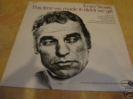 Enzo Stuarti This Time We Made it didn&#39;t we girl LP vinyl RARE album - £4.93 GBP