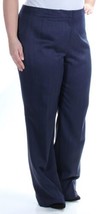 Le Suit Womens Straight leg Wear To Work Pants Size 10 Color Navy - £42.77 GBP