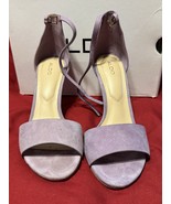 Aldo Fiollaw-52 Purple Suede Ankle Strap Heels Sz 7.5 – 3” Heel Elegant ... - $33.95