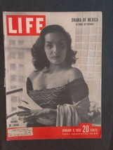 Life Magazine January 9, 1950  Norma De Landa - Drama of Mexico - Dog&#39;s Freud FL - £5.21 GBP