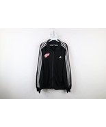 Adidas Mens XL Spell Out Striped Detroit Red Wings Hockey Full Zip Jacke... - $59.35