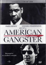 American Gangster Denzel Washington, Russell Crowe, Chiwetel Ejiofor Pal Dvd - £9.47 GBP