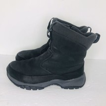LL Bean Primaloft Boots Mens Size 8 Pull On Side Zip Gray Black 277284 VGC - £34.81 GBP