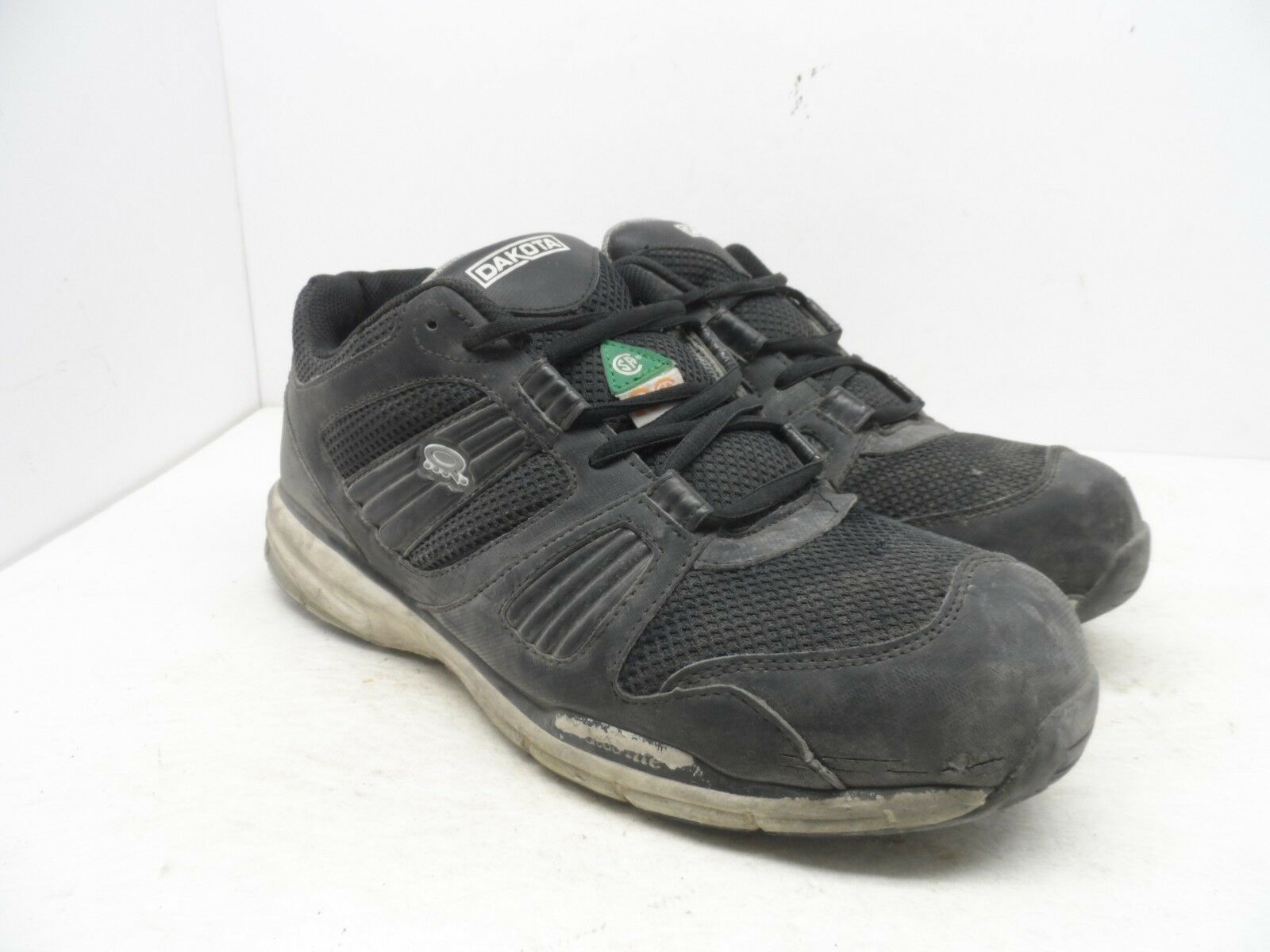 Dakota Men&#39;s Quad Lite ATCP Black Athetic Sneaker Work Shoe 10.5EE - $21.37