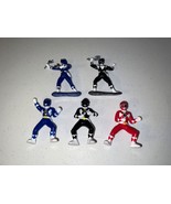 1993 Bandai Mighty Morphin Power Rangers Lot PVC 3&quot; Mini Figures Red Bla... - £19.53 GBP