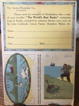 1920s VINTAGE Ohio Postcard THE GLOBE-WERNICKE CO. CINCINNATI  EX LIBRIS - $22.22