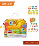 Creative Play-Doh Starter Kit: 9-Piece Arts & Crafts Set with Storage Tote
