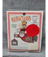 Wire Whimsy Cross Stitch Kit Flying Santa 72260 New Christmas, Vintage  - $460.08 MXN