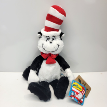 Aurora Dr Seuss Cat in the Hat Plush 16&quot; Stuffed Animal Toy New w/ Tags - £9.76 GBP