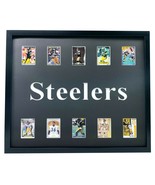 Pittsburgh Steelers Framed 10 Football Card Collage Lot Bradshaw Bettis ... - £166.68 GBP