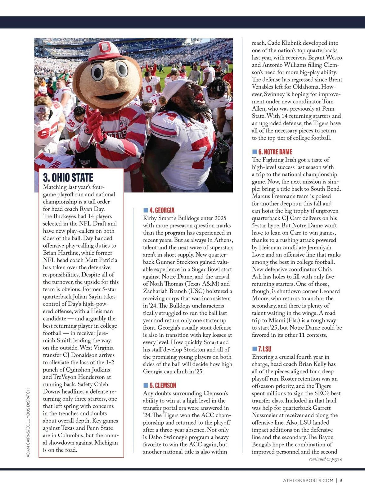 College Football Preview - Athlon Sports 2025: 136 FBS Team Previews, Expert Ana Item image 15