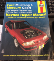 Ford Mustang 1979-1993 Mercury Capri 1979-1986 Haynes Repair Manual  36050 2004 - $18.80