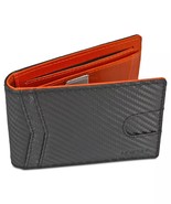 ITech Men&#39;s Textured Leather Bi-Fold Wallet &amp; Money Clip - Black 4.5&quot;x3&quot;... - $27.42 CAD