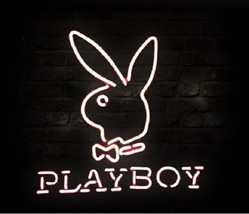 Brand New PLAYBOY Rabbit Logo Beer Bar Neon Light Sign 17&quot;x16&quot; [High Qua... - £110.15 GBP