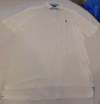 Polo Golf by Ralph Lauren Men&#39;s Short Sleeve Shirt Size L large White Navy NWOT - £32.15 GBP