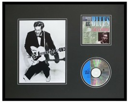 Chuck Berry Framed 16x20 Rolling Stone Cover + CD Display - $79.19