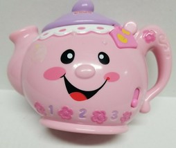 Fisher-Price Pink Teapot Laugh &amp; Learn Say Please Tea Pot Sounds Learnin... - $9.66