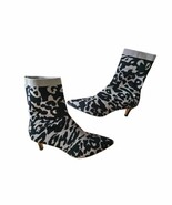Louise Et Cie Women&#39;s Lo-Vachel Stretch Leopard Animal Print Sock Bootie... - $91.20 CAD