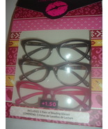 Betsey Johnson +1.50 Reading Glasses 3 Pack - £23.69 GBP